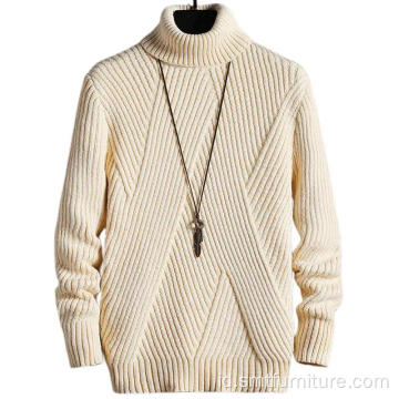 Sweater pria turtleneck khusus